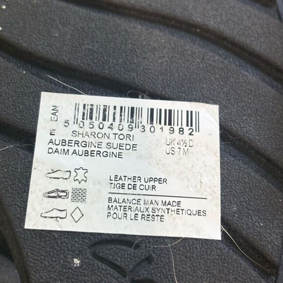 Clarks Women's Sharon Dolly Loafer Slip On Purple Suede Comfort Shoe Sz 7 - Picture 5 of 5